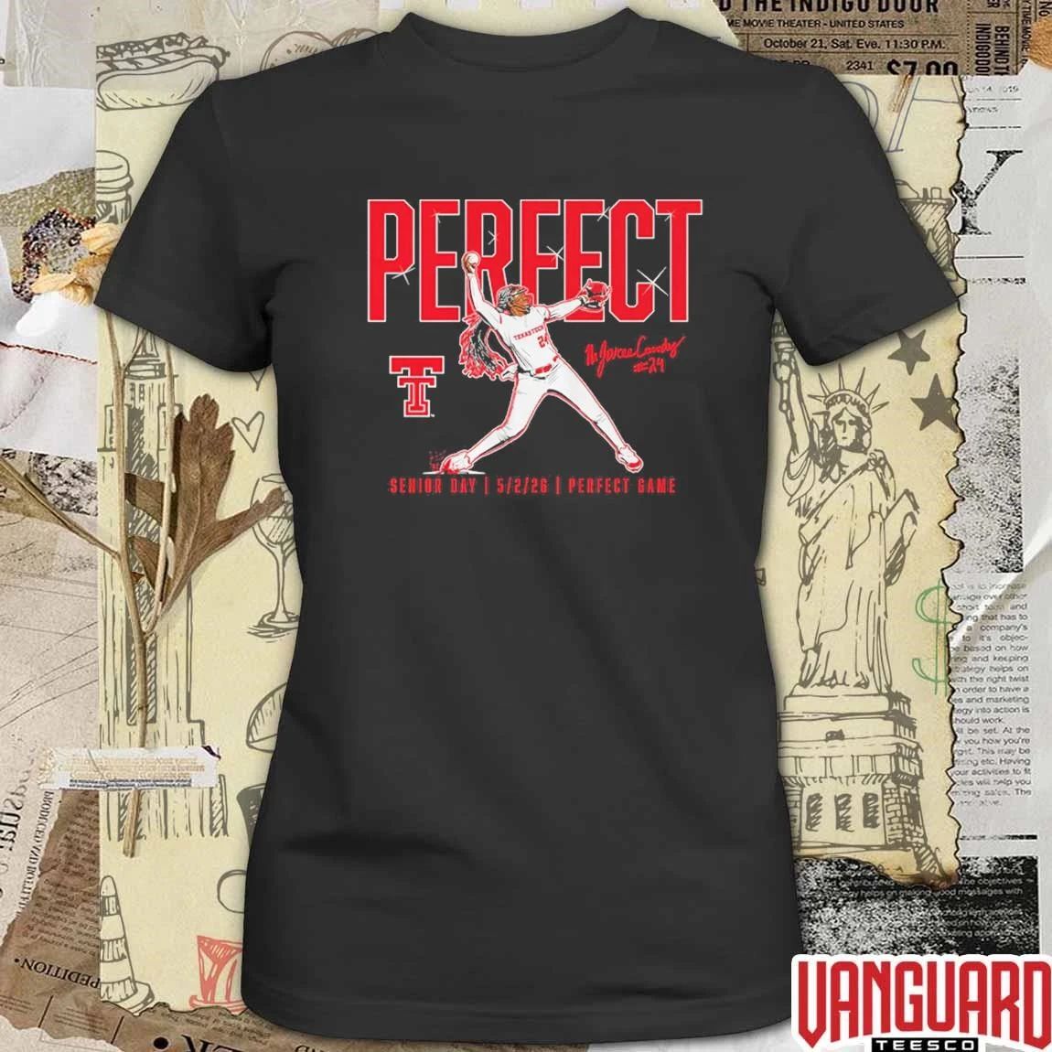 2026 Texas Tech Red Raiders Softball NiJaree Canady Perfect Game Senior Day May 2 t-shirt