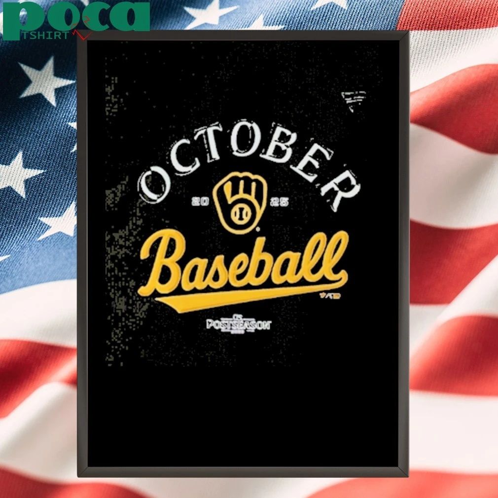 Milwaukee Brewers 2025 Mlb Postseason T-Shirt