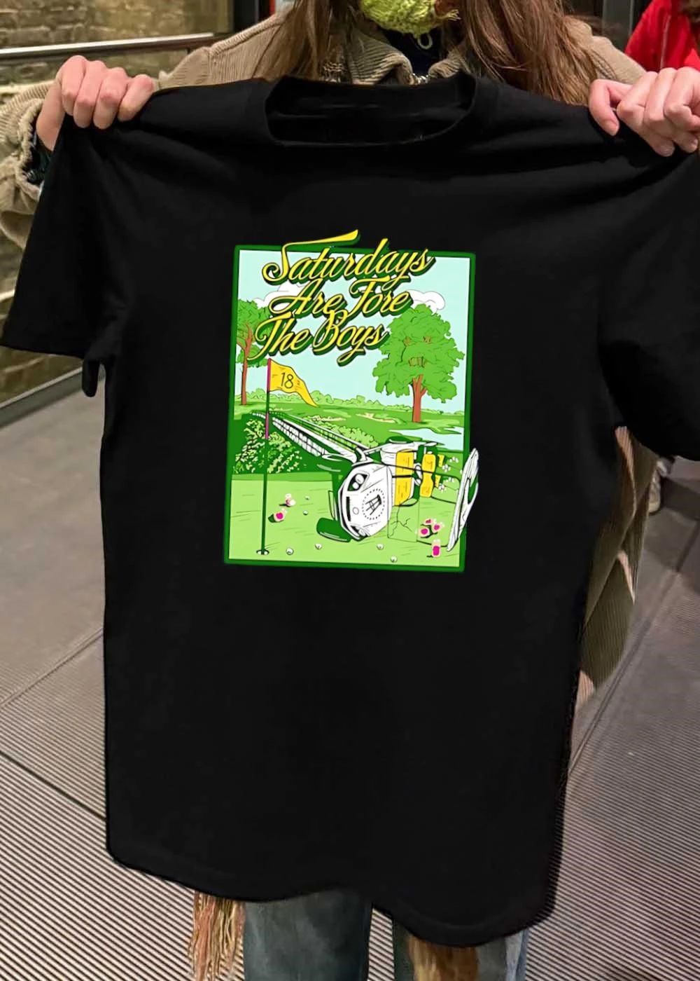 Barstool Sports Apparel, Golf Cart Accident, Saturdays Are Fore the Boys, Barstool Sports T-Shirt