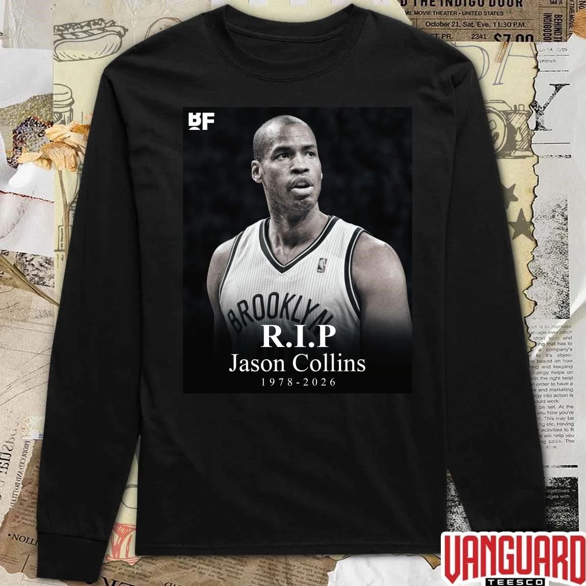 RIP Jason Collins 1978 – 2026 Basketball Forever Poster t-shirt