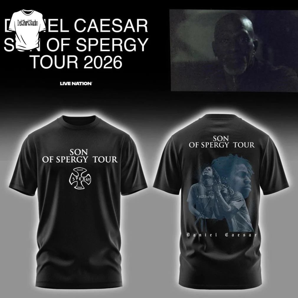Daniel Caesar Son Of Spergy Tour 2026 Shirt