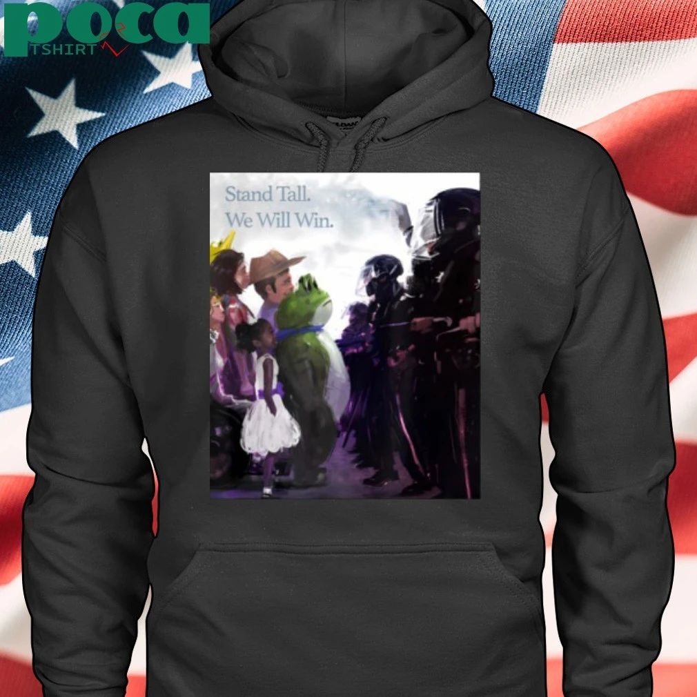 Resist Portland Frog Protest Stand Tall We Will Win T-shirt