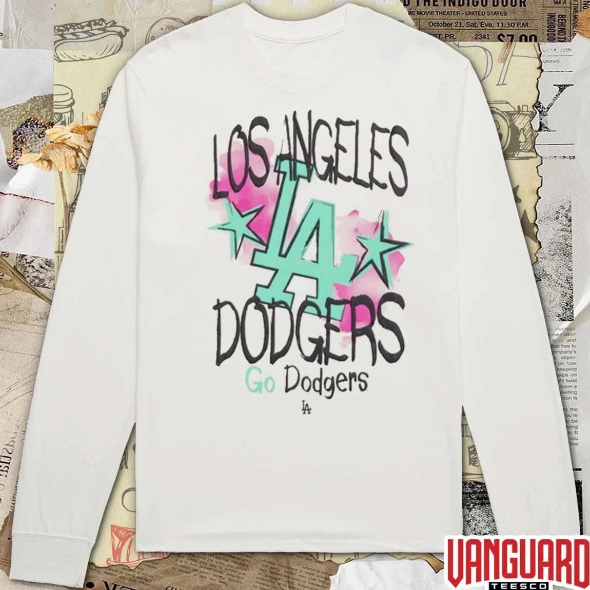 New Era LA Dodgers Watercolor Los Angeles Dodgers 2026 MLB Baseball t-shirt