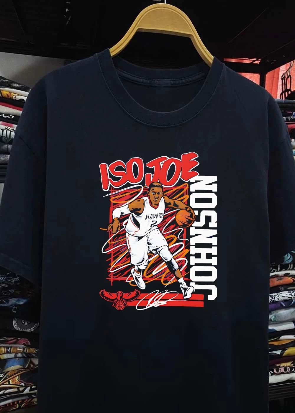 Homage Hawks Joe Johnson shirt