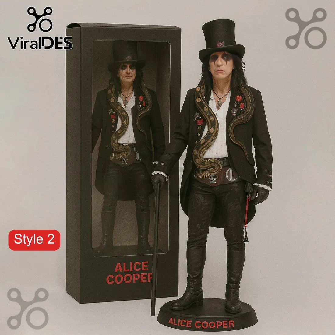 Alice Cooper Rock Legend Limited Edition Acrylic Plaque