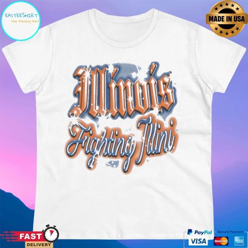 Illinois Fighting Illini Airbrush 2026 T-shirts