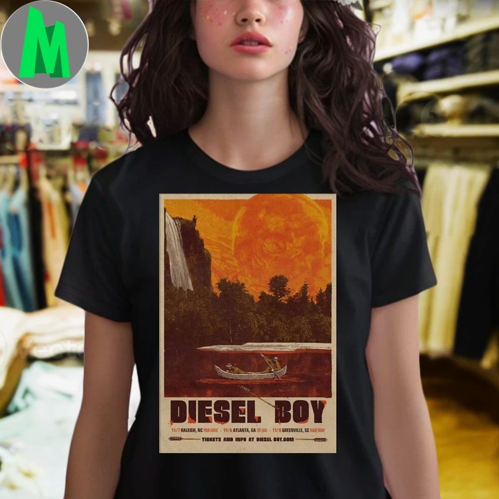 Diesel Boy The Pour House Music Hall In Raleigh NC Nov 7 2025 Poster Shirt
