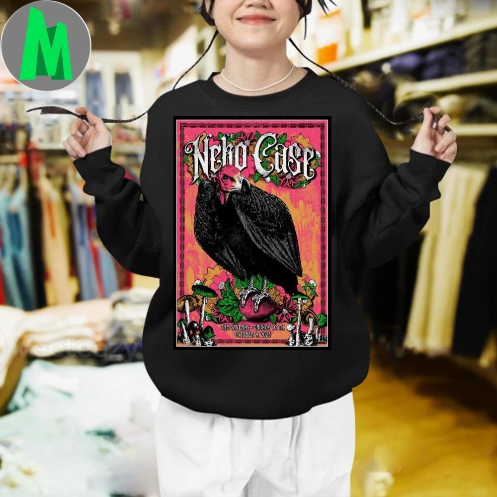 Neko Case Oct 9 2025 The Caverns Grundy CO TN Poster Shirt