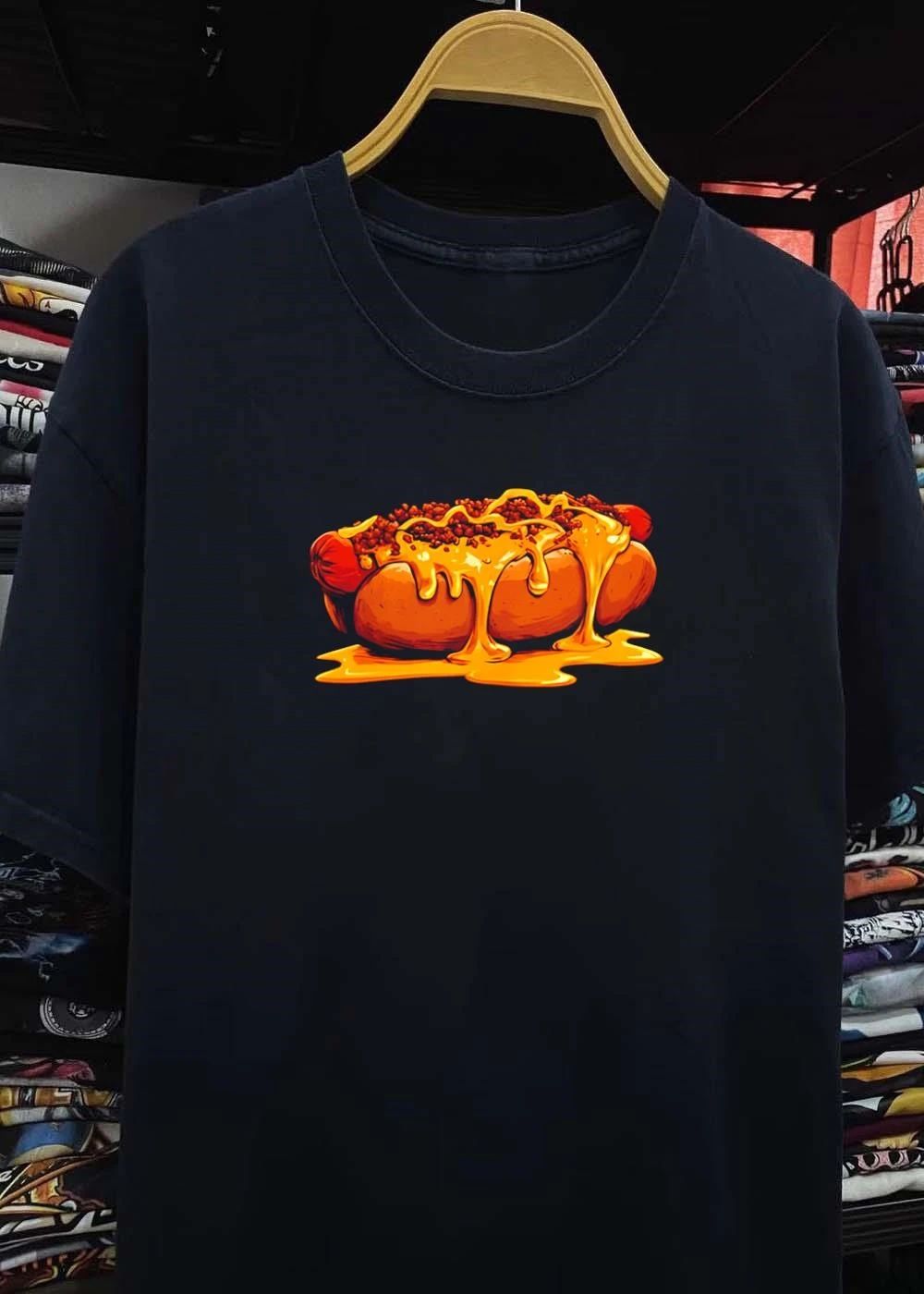 Cheesy Goodness Melted Hot Dog shirt