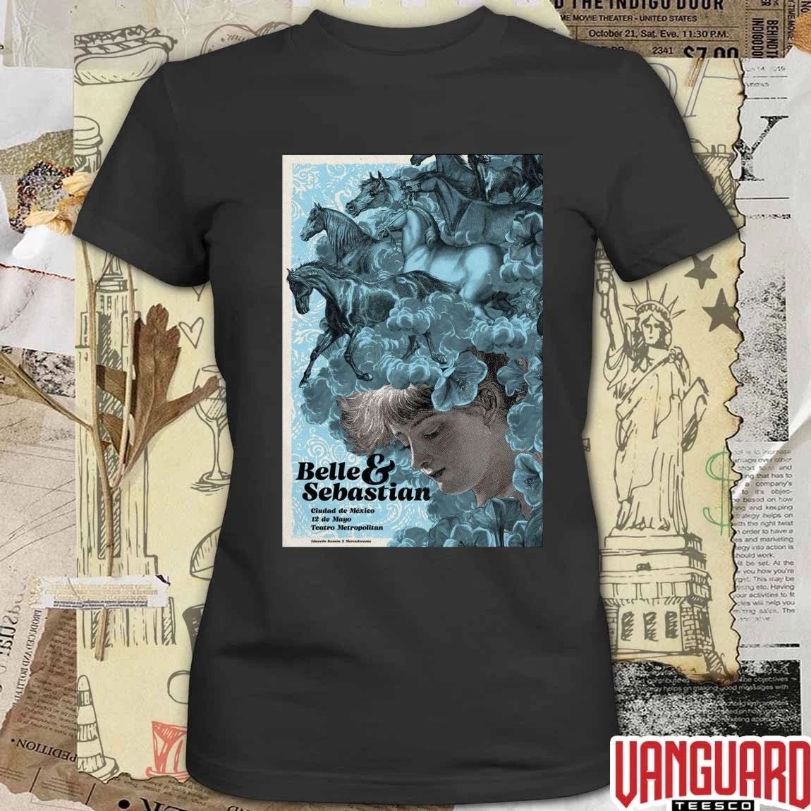 Belle and Sebastian Ciudad De México 12 de Mayo Teatro Metropólitan Poster t-shirt