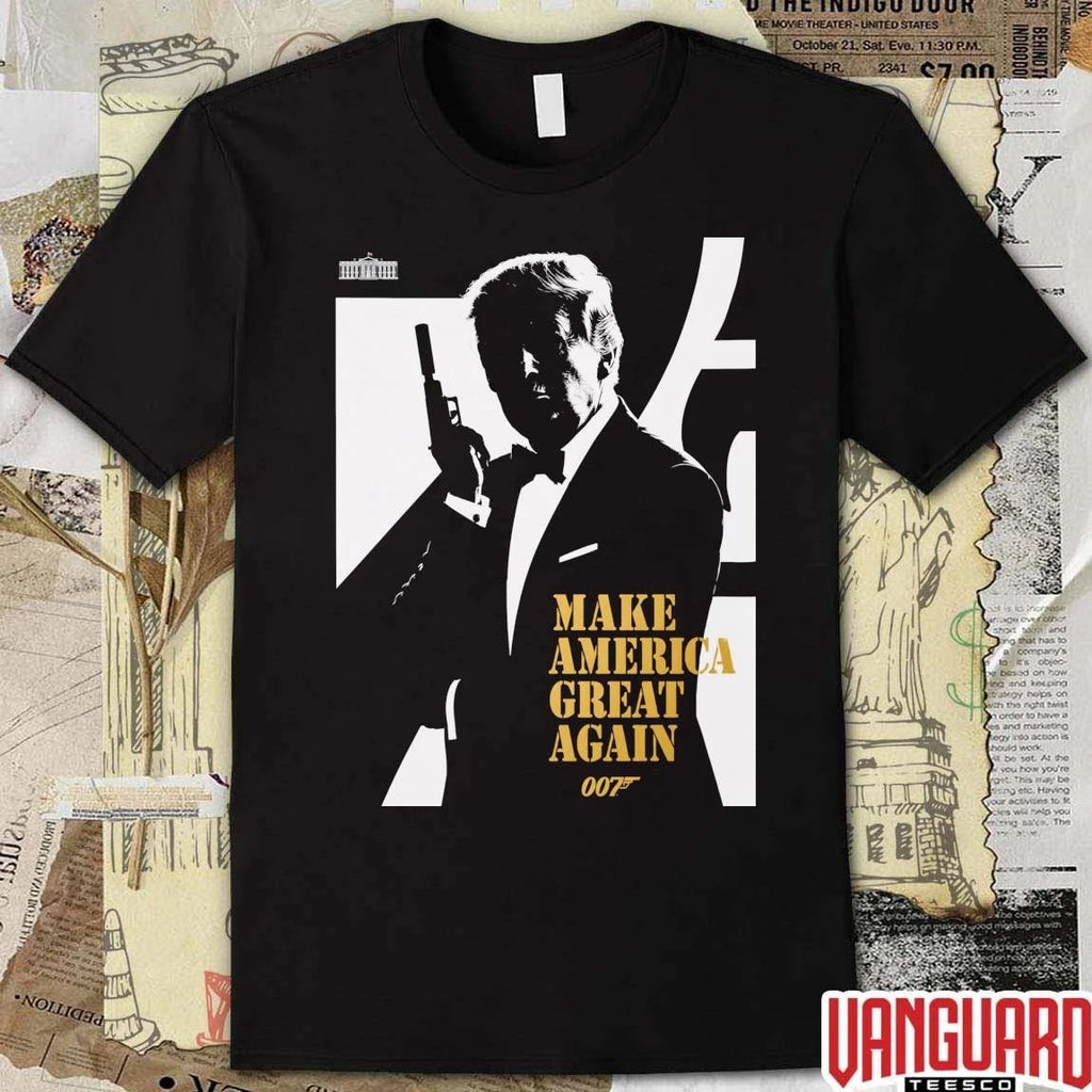 Donald Trump Make America Great Again 007 White House t-shirt