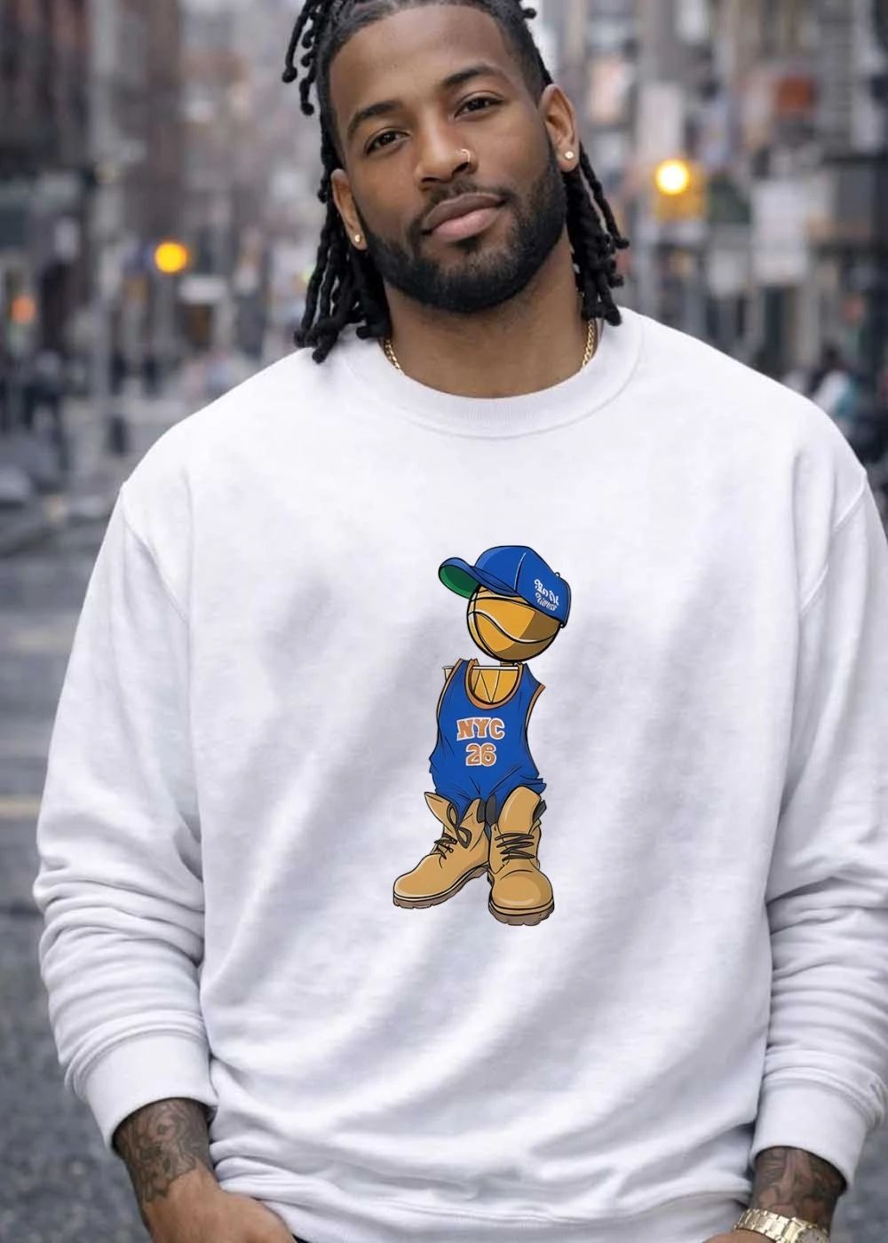 NYC 26 basketball boots shirt