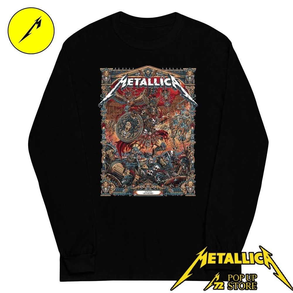 Metallica M72 Athens Exclusive Poster At Olympic Stadium Athens Greece On May 9 2026 Art By Juan Ma Orozco Shirt