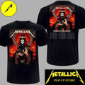 Metallica Wales 2026 Concert Celtic Skull King Graphic T-Shirt