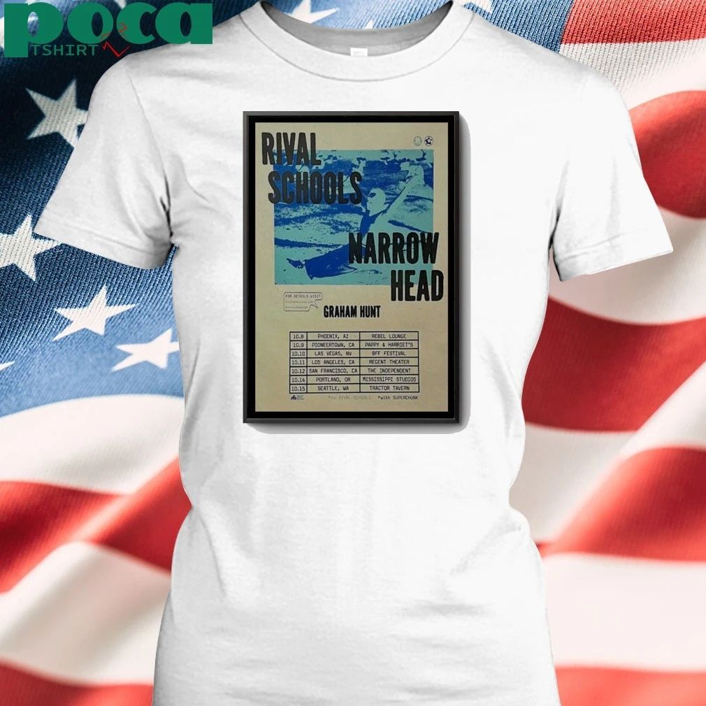 Rival Schools Narrow Head Graham Hunt Poster shirt