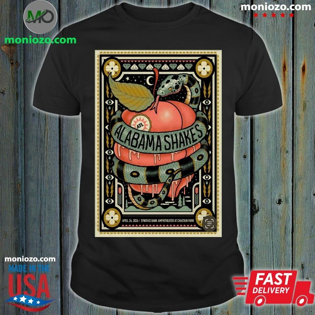 Original Alabama Shakes Apr 24 2026 Synovus Bank Amphitheater At Chastain Park Atlanta, GA Poster Shirt