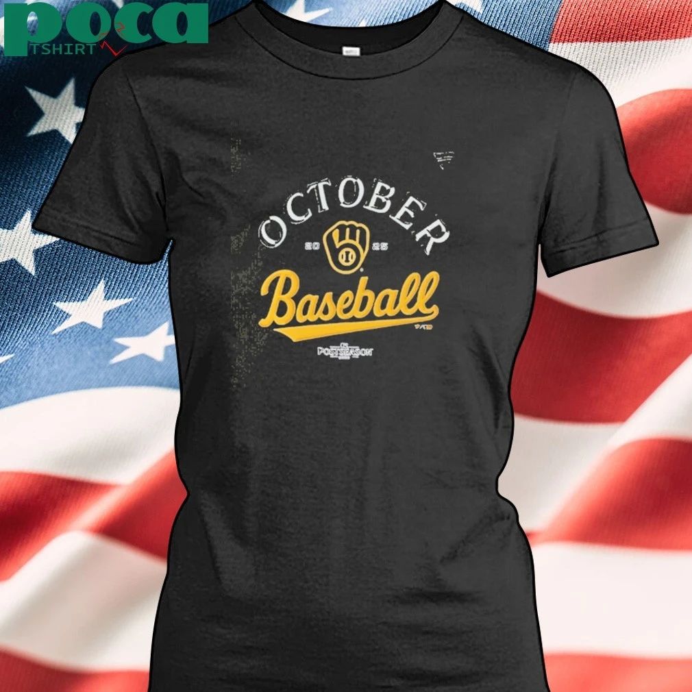 Milwaukee Brewers 2025 Mlb Postseason T-Shirt