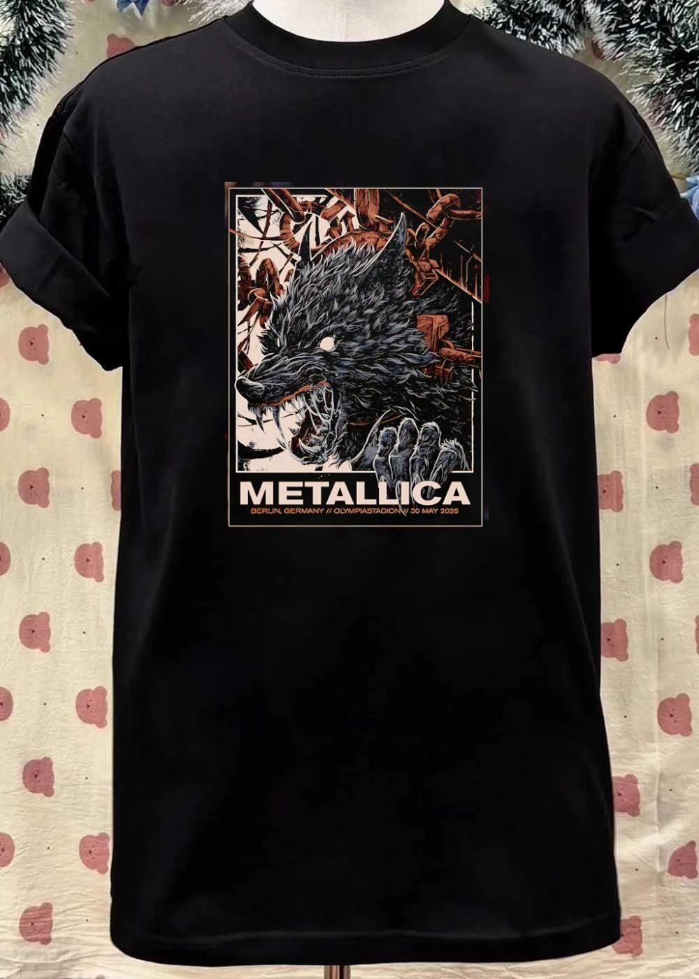 Wolf Metallica Metallica Berlin Germany Olympiastadion 30 May 2026 shirt