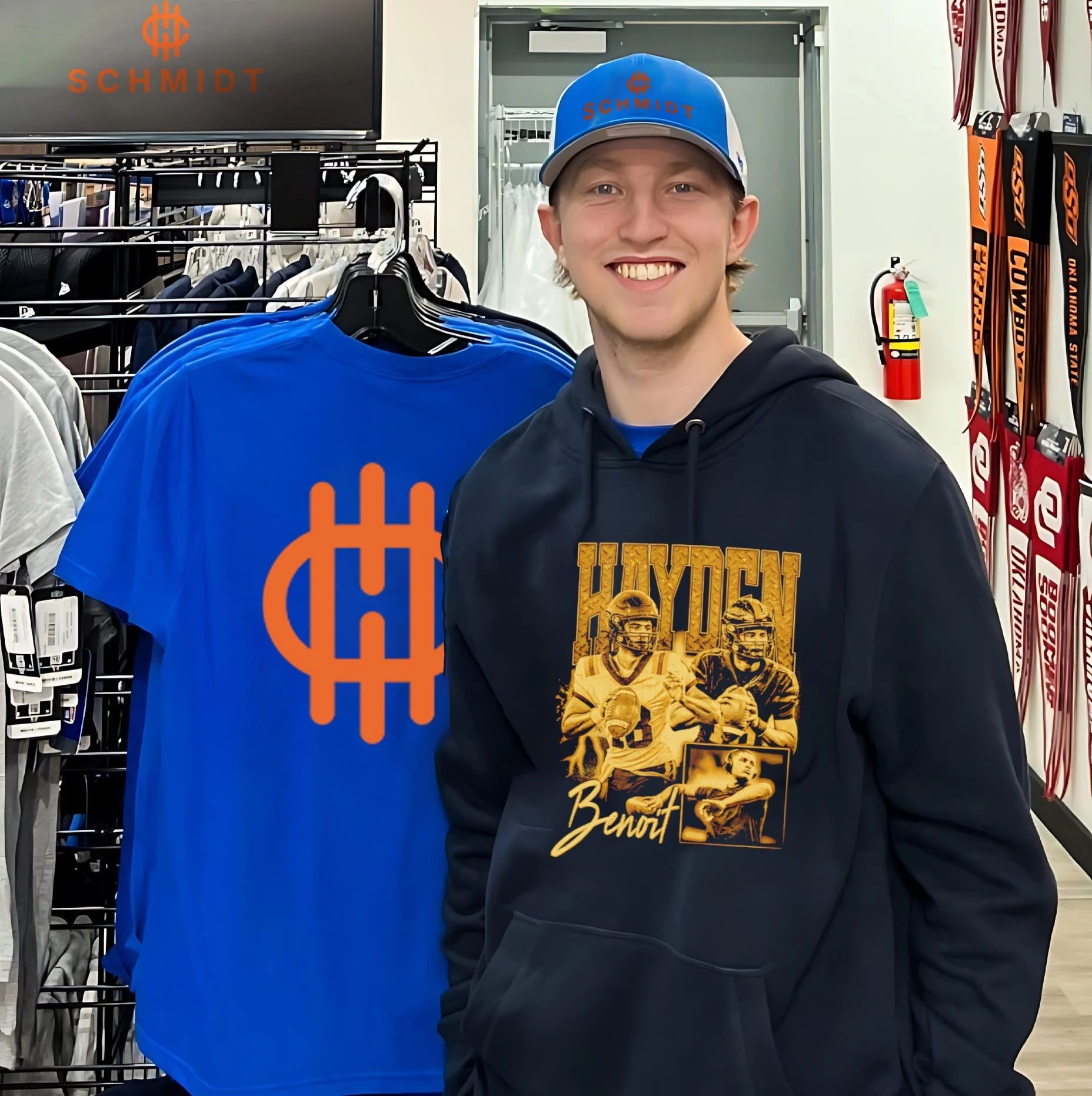 Hayden Benoit Football Player quarterback shirt