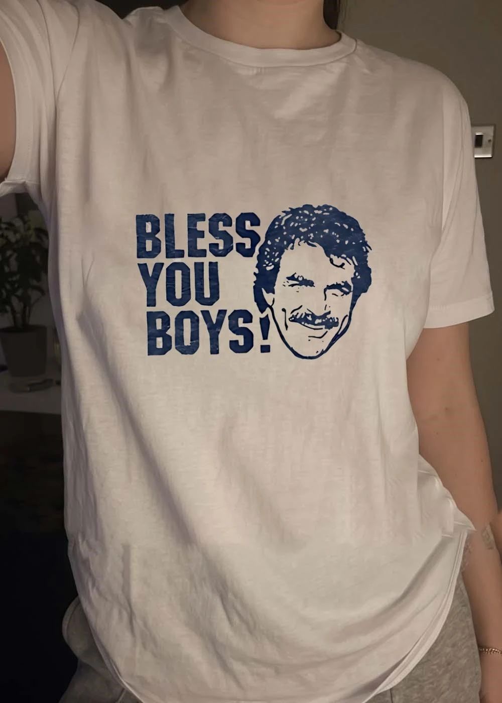 Tom Selleck Bless You Boys Detroit Tigers T-Shirt