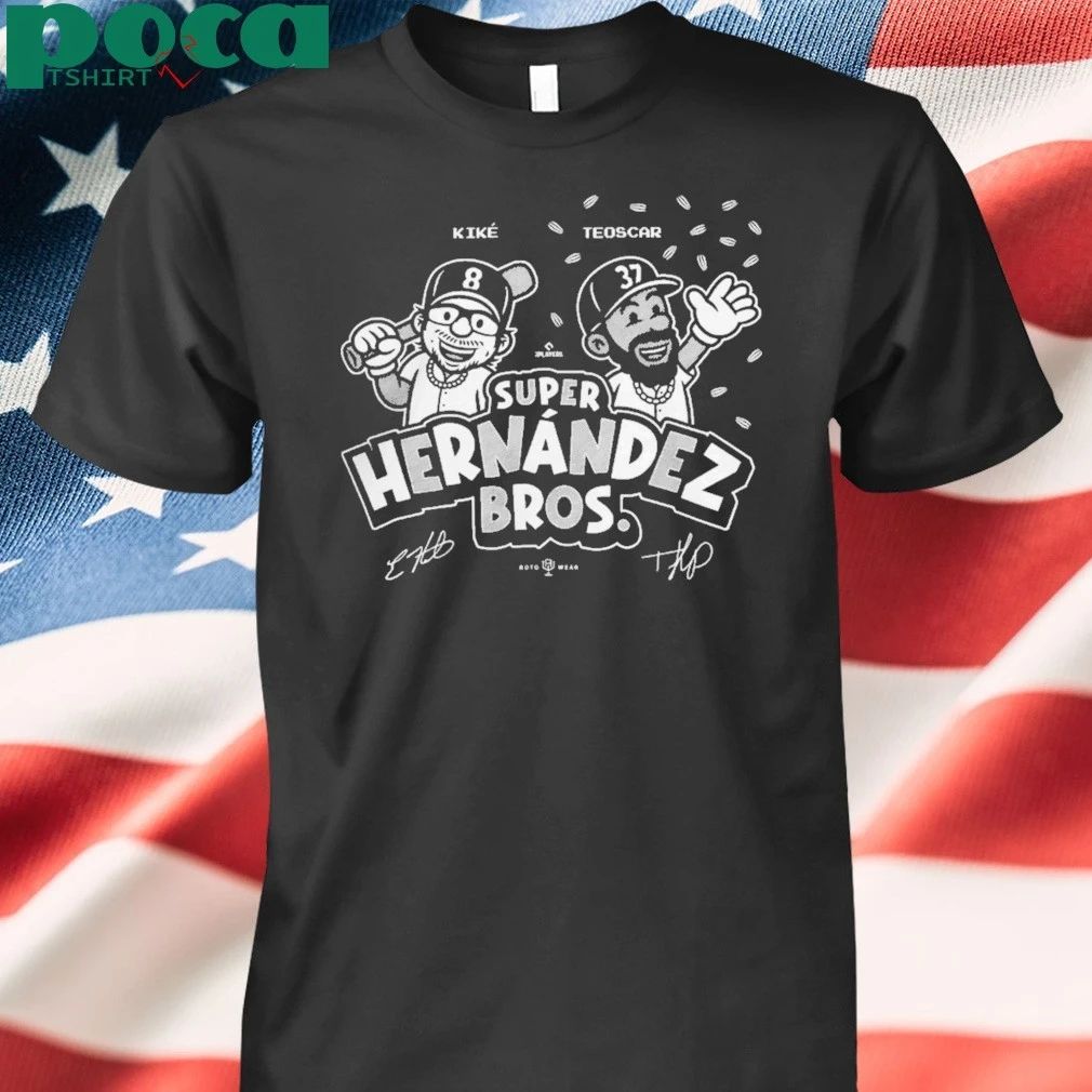 Kiké And Teoscar Hernández Super Hernández Bros T-Shirt