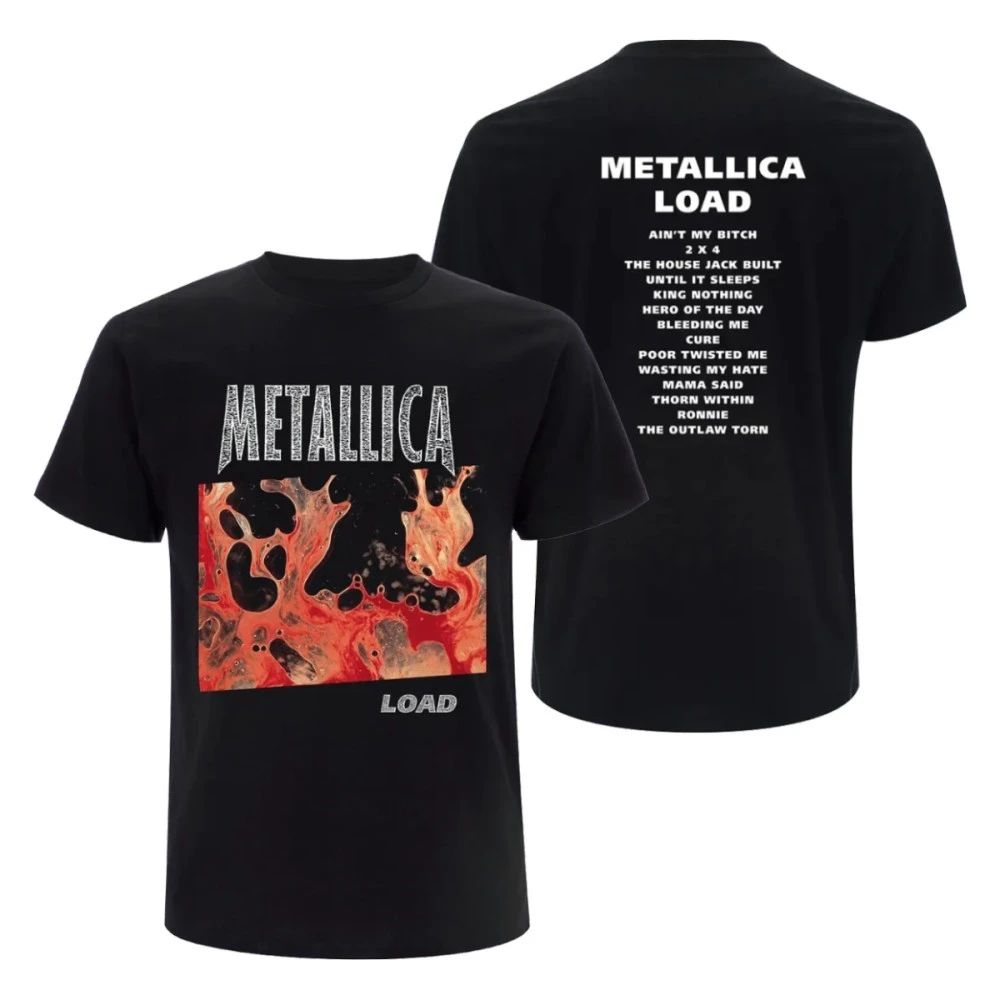Metallica Pop-Up Store M72 World Tour 2026 Load Tracklist T-Shirt