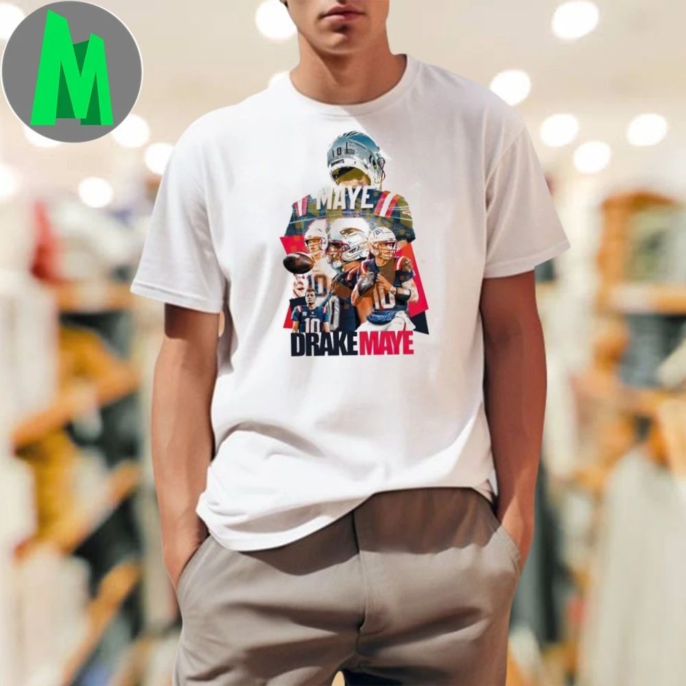 Drake Maye Football Shirt