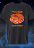 New York or Nowhere Bagel Graphic T-Shirt