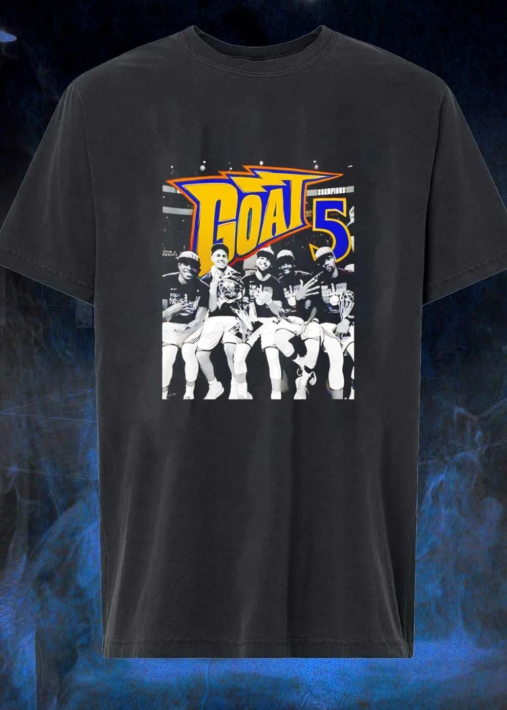 Golden State Warriors 2017 NBA Champions GOAT 5 T-Shirt