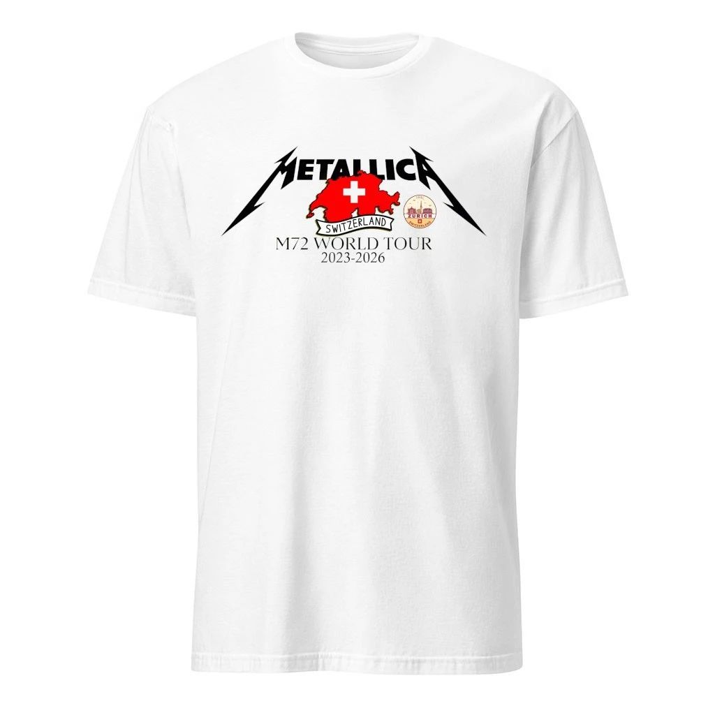 Metallica M72 World Tour Zurich, Switzerland Pop-Up Shop Shirt