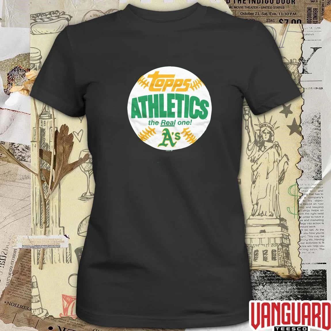 Athletics MLB 2026 x Topps Baseball The Real One t-shirt