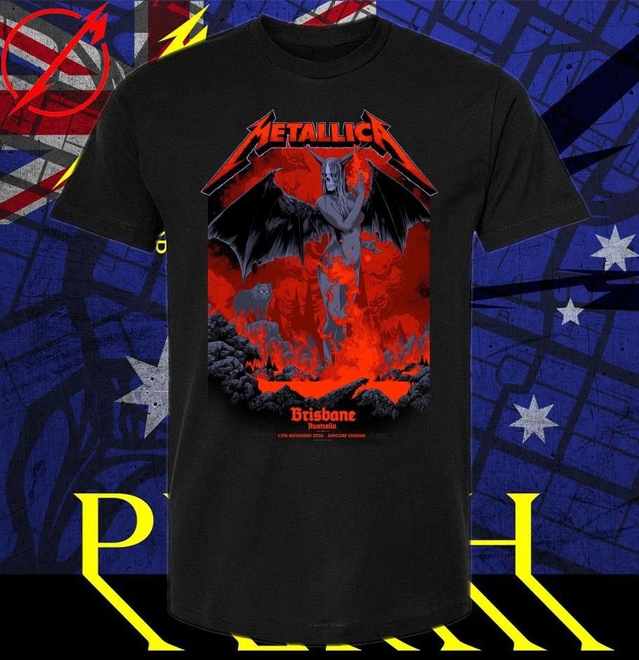 Metallica M72 Brisbane Australia Pop Up Shop By Art Ken Taylor T-Shirt