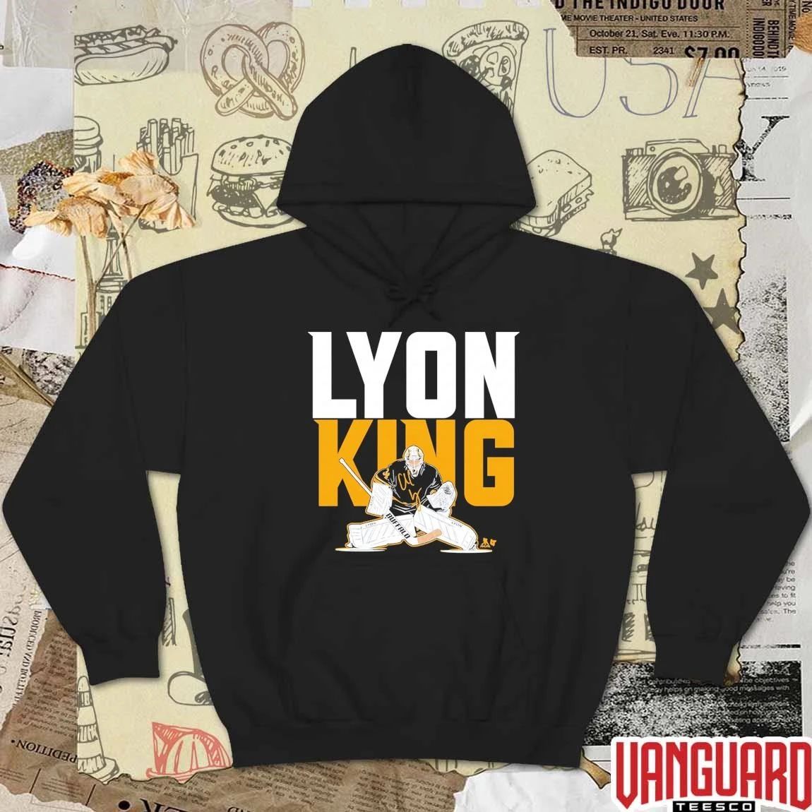 Alex Lyon The Goalie King Carolina Hurricanes 2026 NHL Hockey t-shirt
