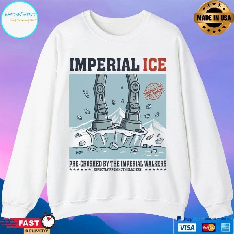 Imperial Ice Pre-Crushed By The Imperial Walkers Directly From Hoth Glaciers T-shirts
