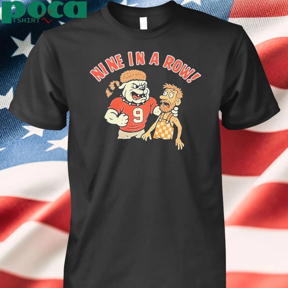Nine In A Are Row T Shirt Dawg On Top Good Ole Rocky T-shirt