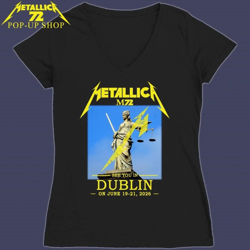 Metallica M72 See You In Dublin On June 19-21, 2026 T-Shirt