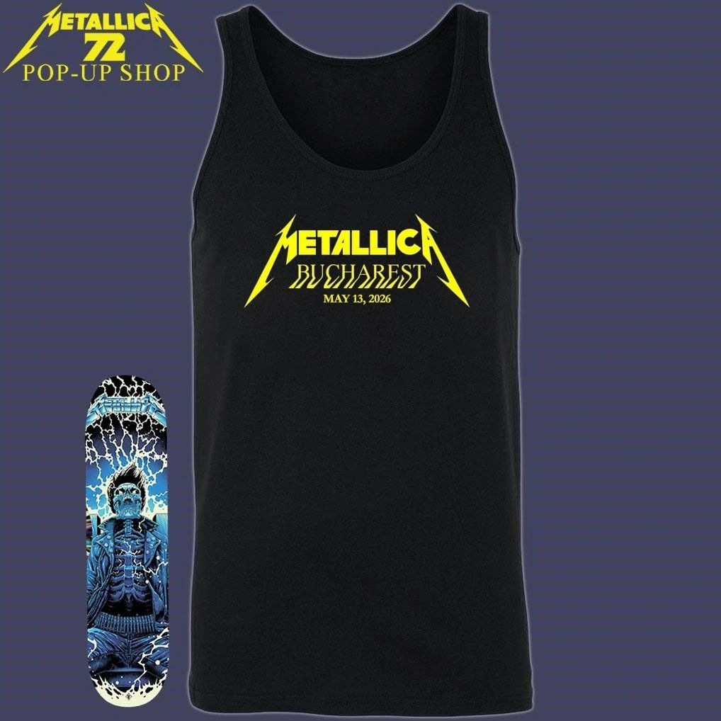 Metallica M72 Bucharest 2026 Romania T-Shirt