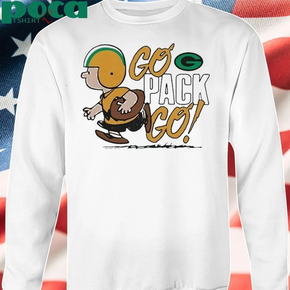 Green Bay Packers X Peanuts 2025 Go Pack Go shirt