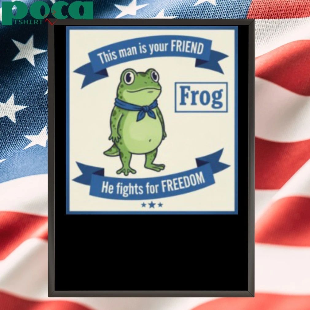 Portland Frog This Man Is Your Friend He Fights For Freedom T-shirt