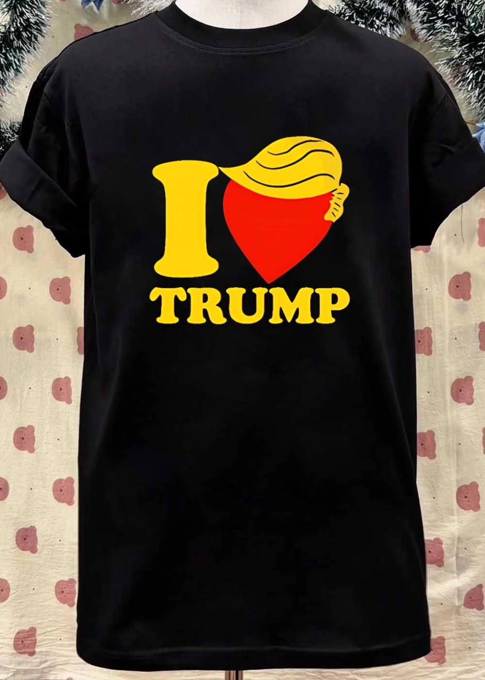 I Love Trump Hairstyle Political Graphic shirt