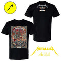 Metallica M72 Athens 2026 Pop Up Shop Venue Merch Tee At Greece Olympic Stadium On May 9 2026 The Warrior With Medusa Shield By Juan Ma Orozco Two Sided Shirt