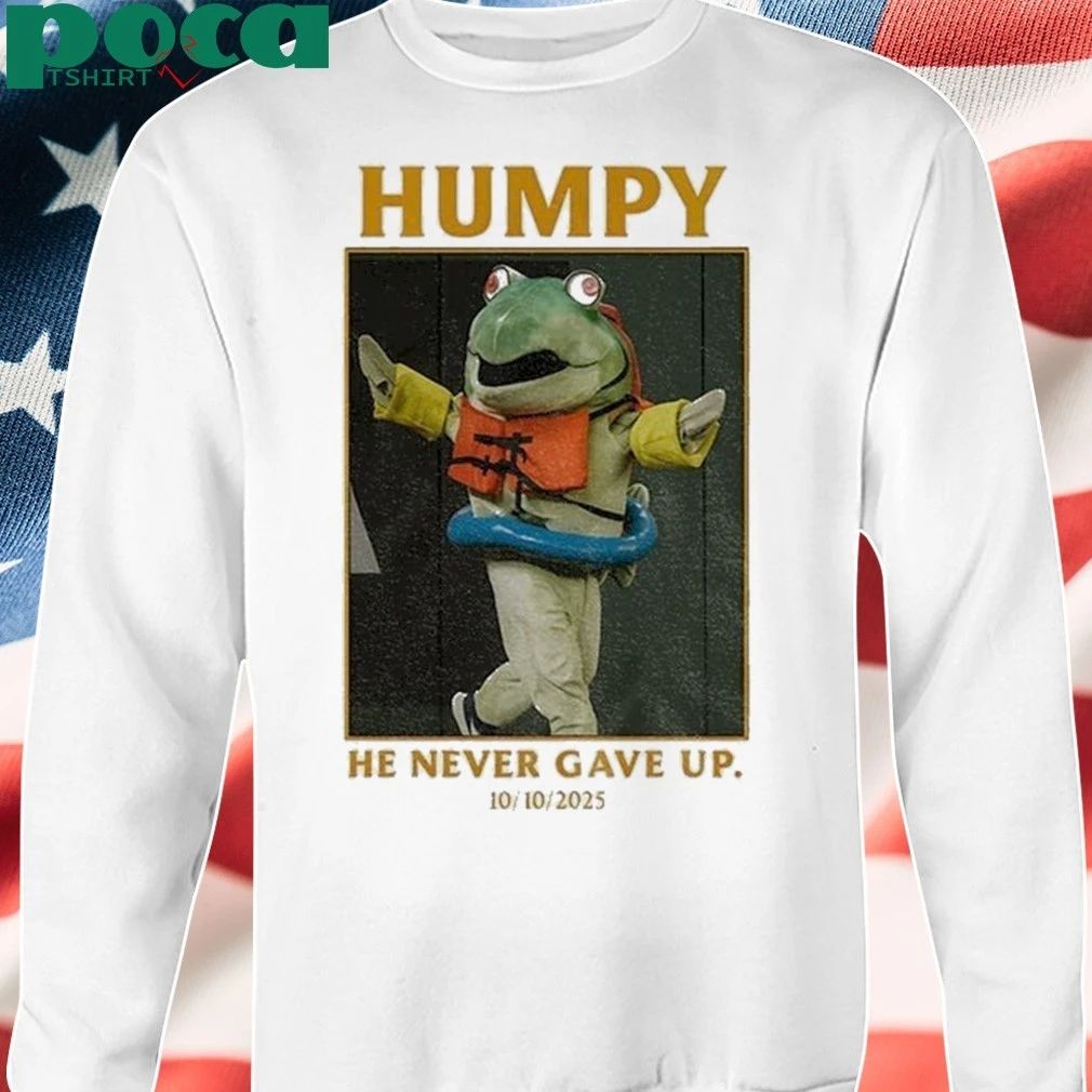 Humpy Salmon Seattle Mariners Mlb Baseball He Never Gave Up 10 10 2025 Shirt