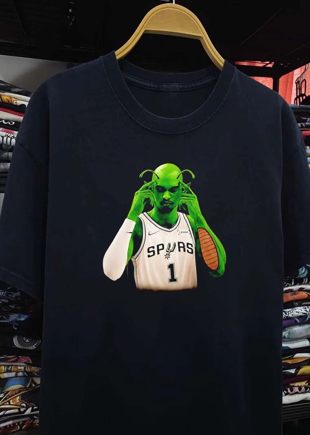 Keldon Johnson Piccolo San Antonio Spurs NBA SPURS 1 LEDGER shirt