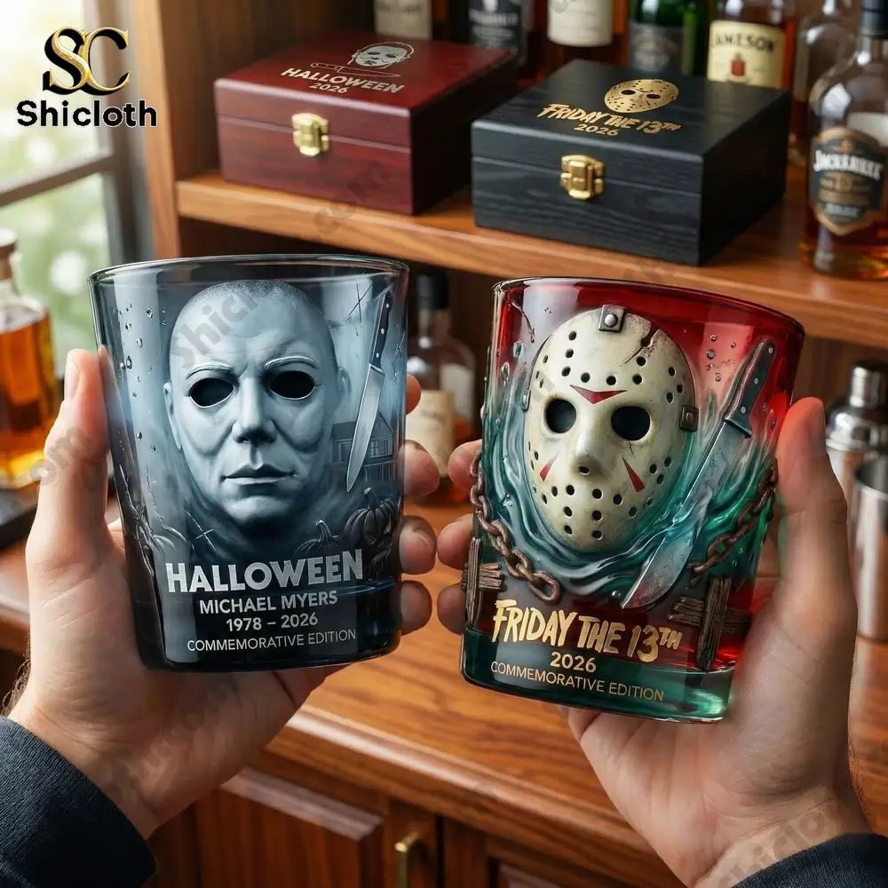 2026 Horror Legends Commemorative Whiskey Glass Collection