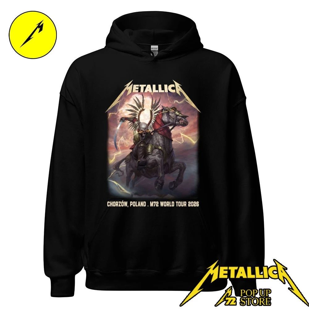 Metallica M72 Chorzów Pop-Up Shop 2026 limited-edition poster by Jakub Jagado Shirt