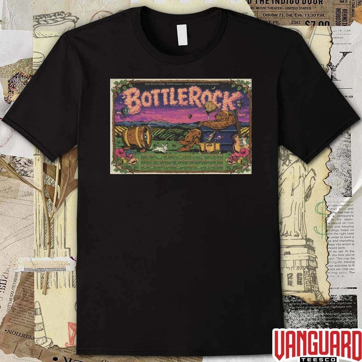 BottleRock Napa Valley The First Taste Of Summer May 22 2026 Poster t-shirt