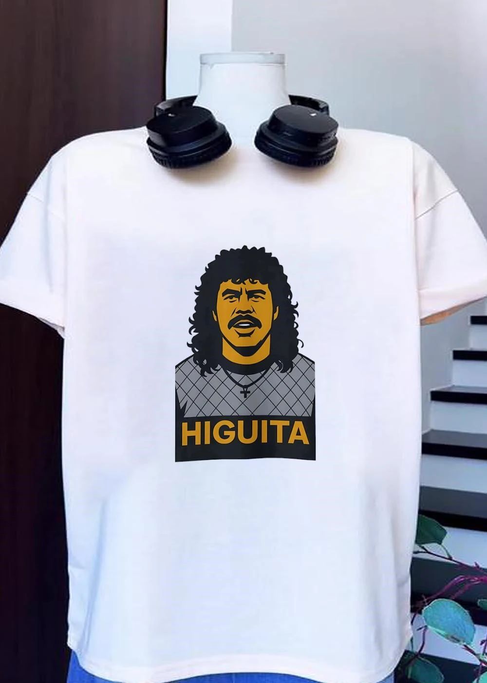 René Higuita Portrait Graphic Higuita T-Shirt