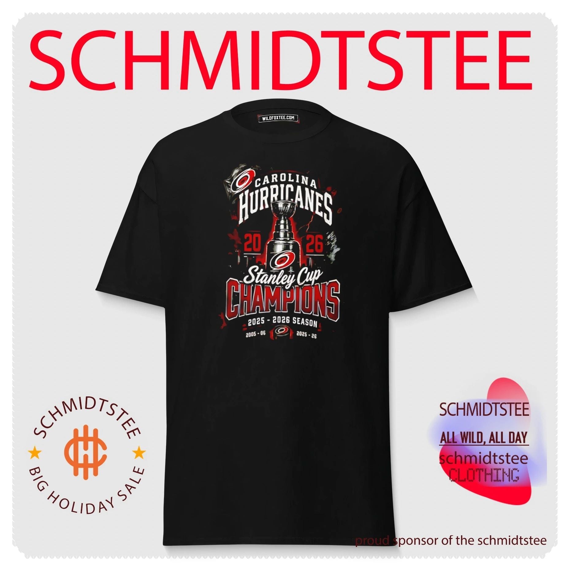 Carolina Hurricanes Stanley Cup Champions 2025-2026 season shirt
