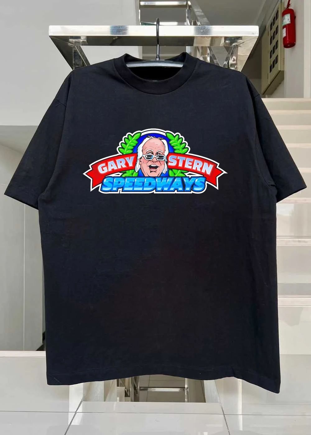 Gary Stern Speedways logo shirt