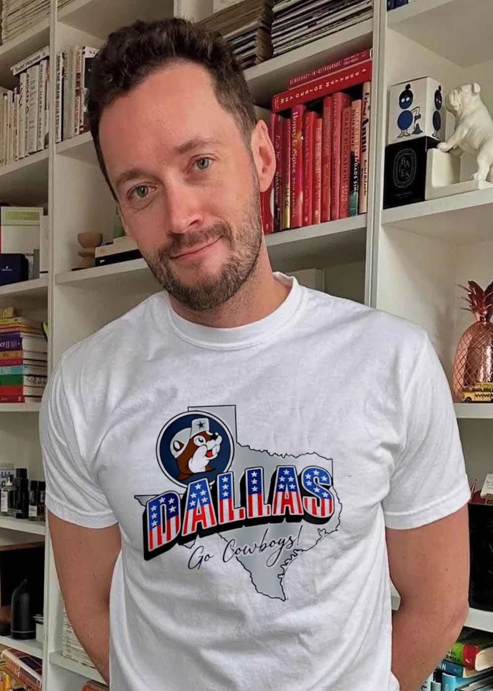 Dallas Cowboys x Buc-ee’s Patriotic map shirt